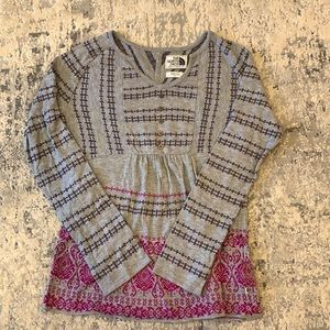 Women’s The North Face Sweater Large L EXCELLENT  Wool Linen Blend